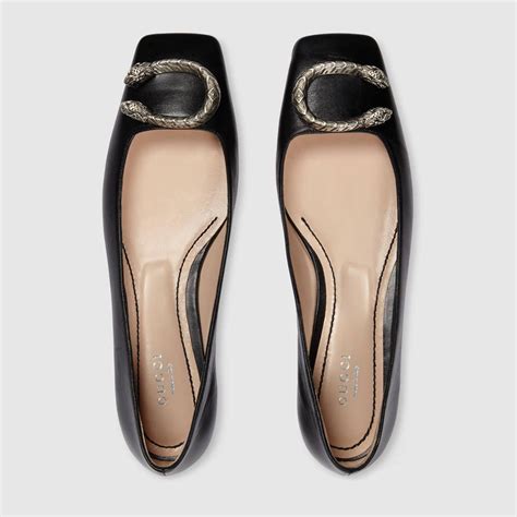 gucci dionysus ballet flats|Women's strappy ballet flat in ivory leather .